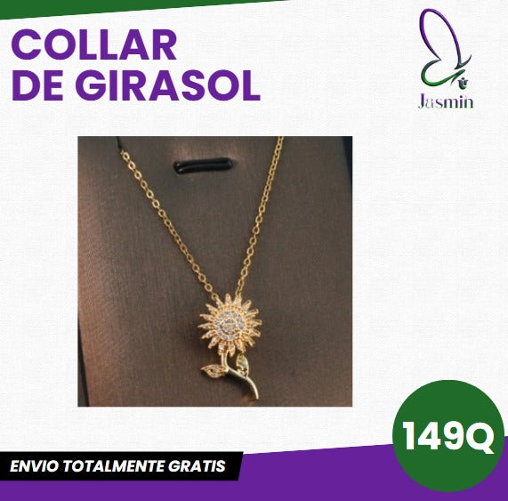 COLLAR DE GIRASOL GIRATORIO